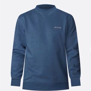 Men's Columbia Hart Mountain II Crewneck Pullover Blue Size: Small